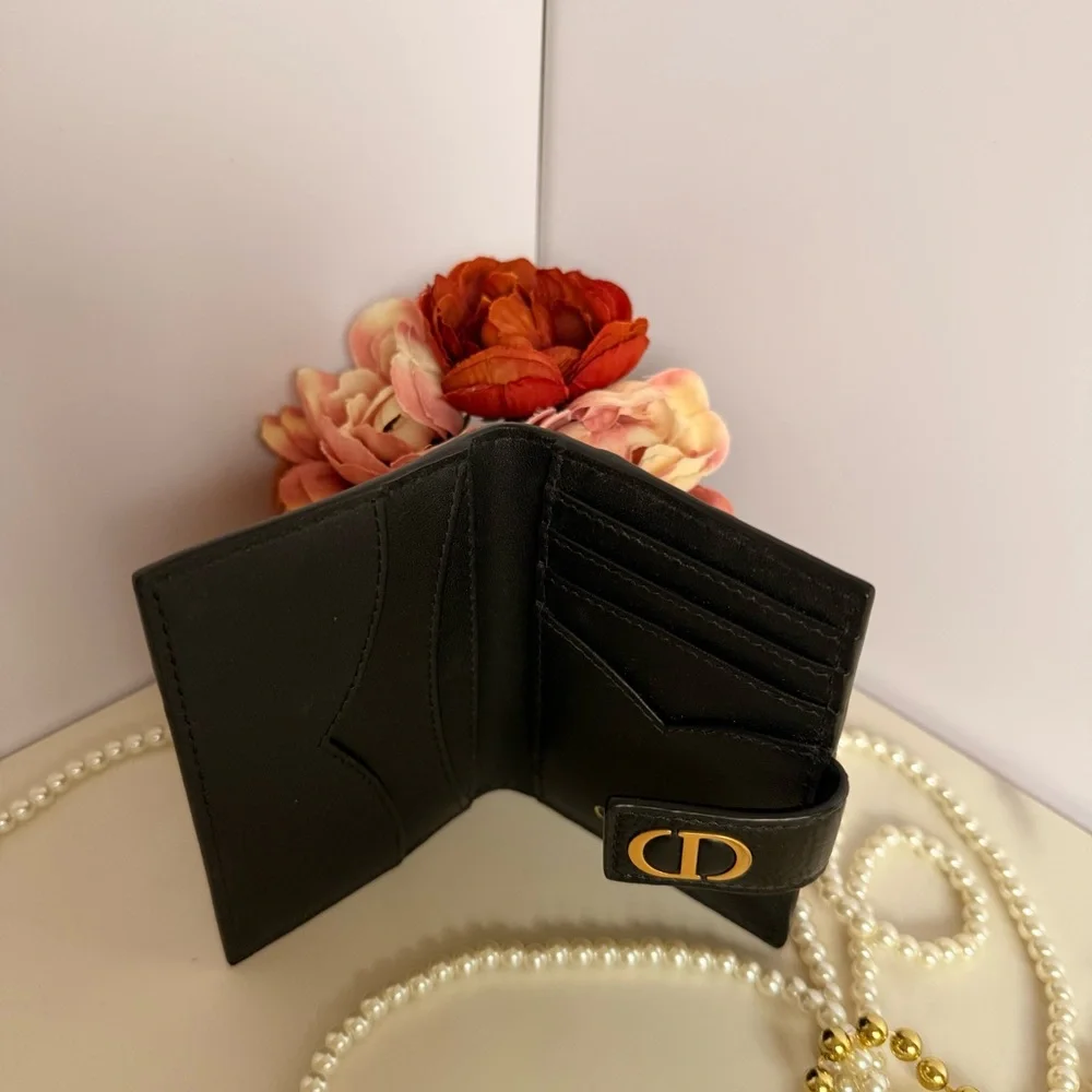 Dior Caro Dandelion Card Holder